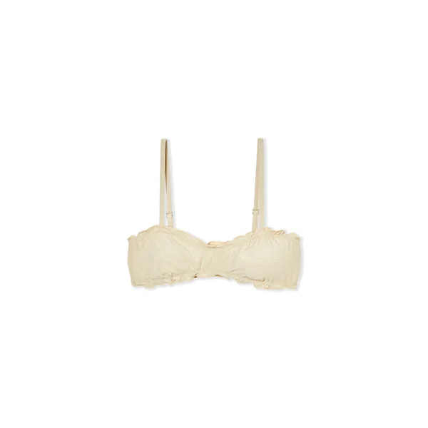 Haut de maillot de bain bandeau pailleté avec bretelles amovibles