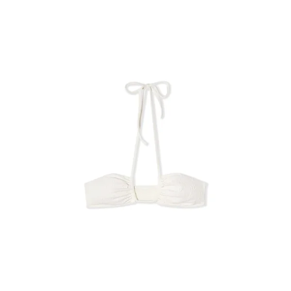 Haut de maillot de bain bandeau texturé