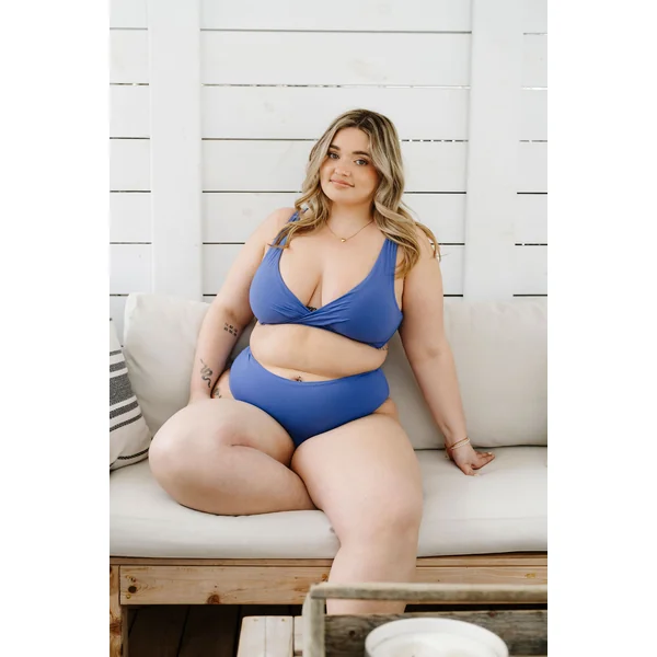 Haut de maillot de bain - blue bloom