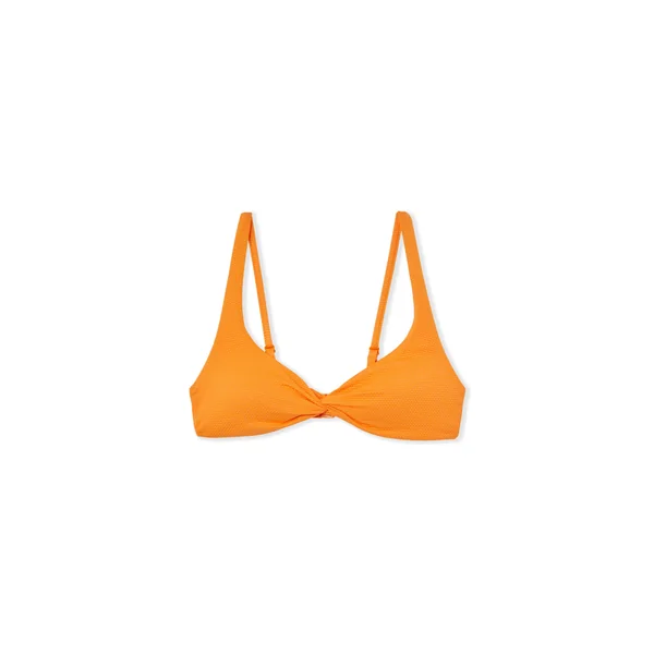 Haut de maillot de bain brassière texturé avec pads amovibles