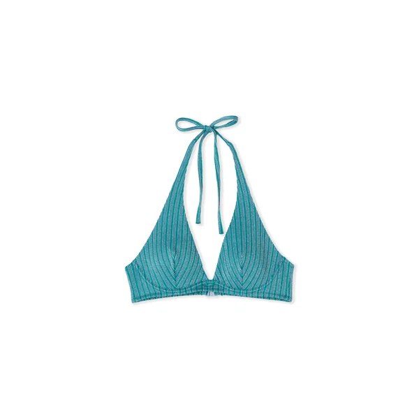 Haut de maillot de bain triangle armaturé pailleté