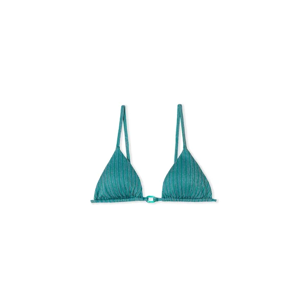 Haut de maillot de bain triangle multi positions pailleté