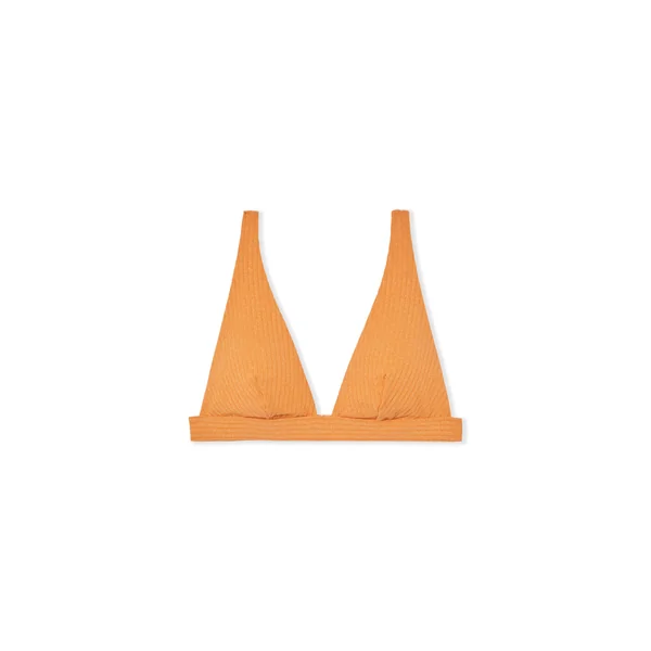 Haut de maillot de bain triangle pailleté avec pads amovibles