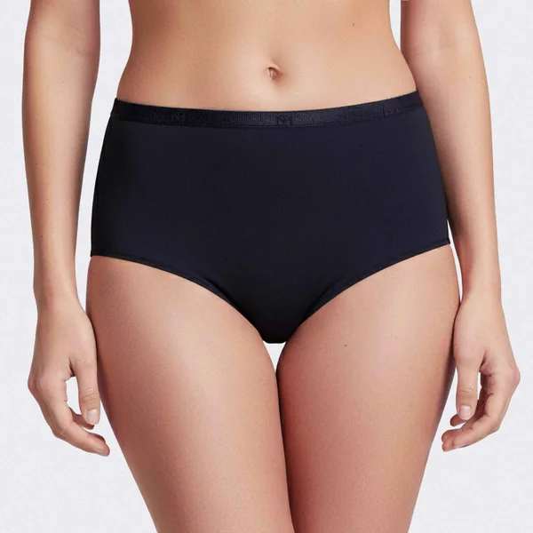 High-waist women's lyocell second-skin seamless brief
