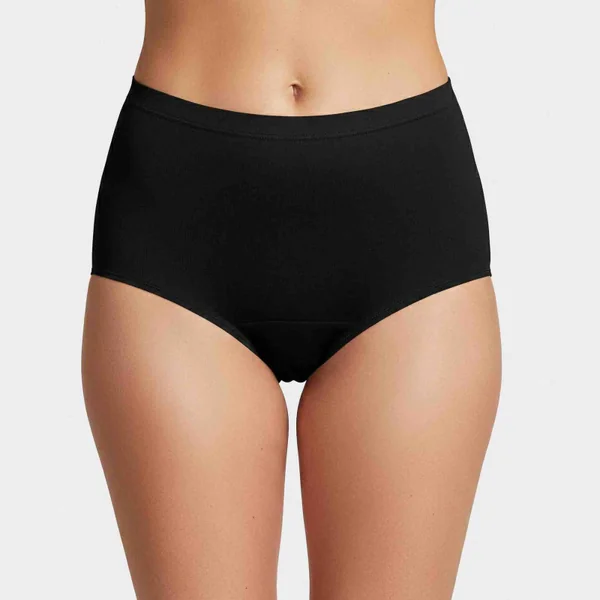 High-waisted night period pants absorbent cotton