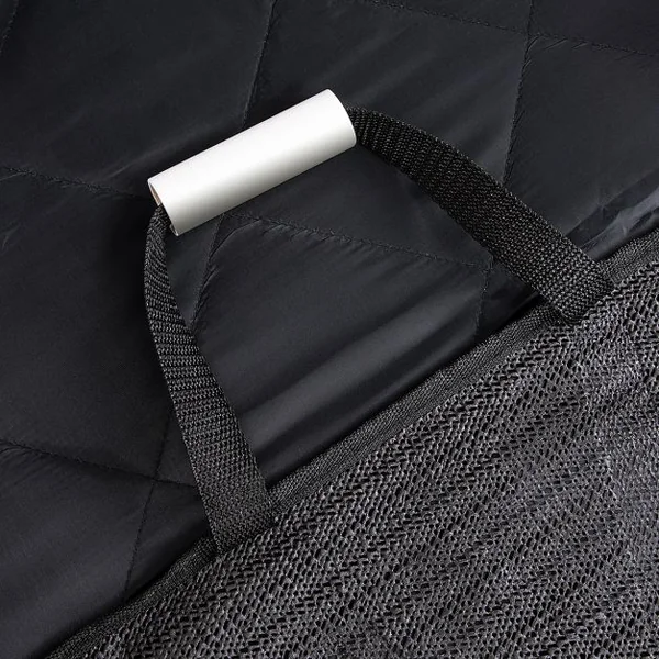 Housse de Siège pour Animaux Couverture de Siège pour Chien Hamac de Chien pour Véhicule en Oxford, 152x143cm, Noir