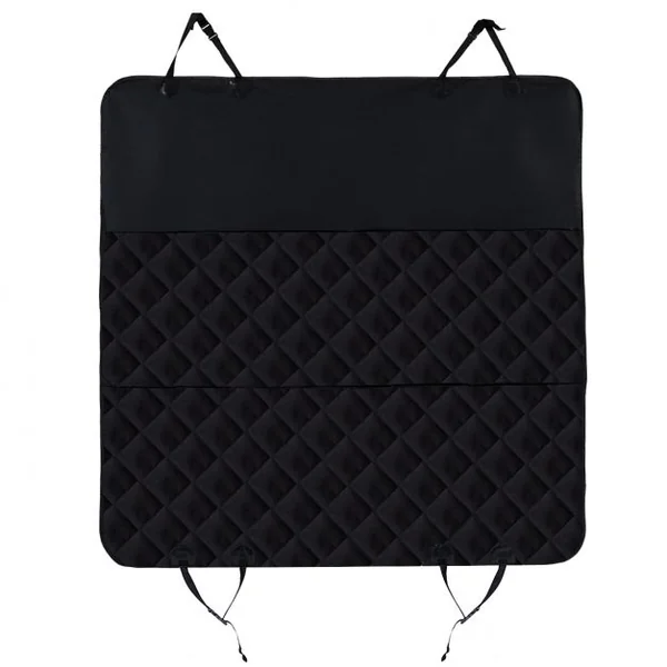 Housse de Siège pour Animaux Couverture de Siège pour Chien Hamac de Chien pour Véhicule en Oxford, 152x143cm, Noir