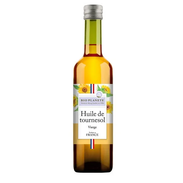 Huile de tournesol vierge 50cl