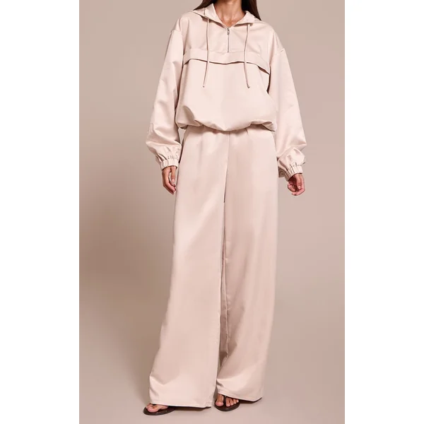 Huître Pantalon Large En Satin