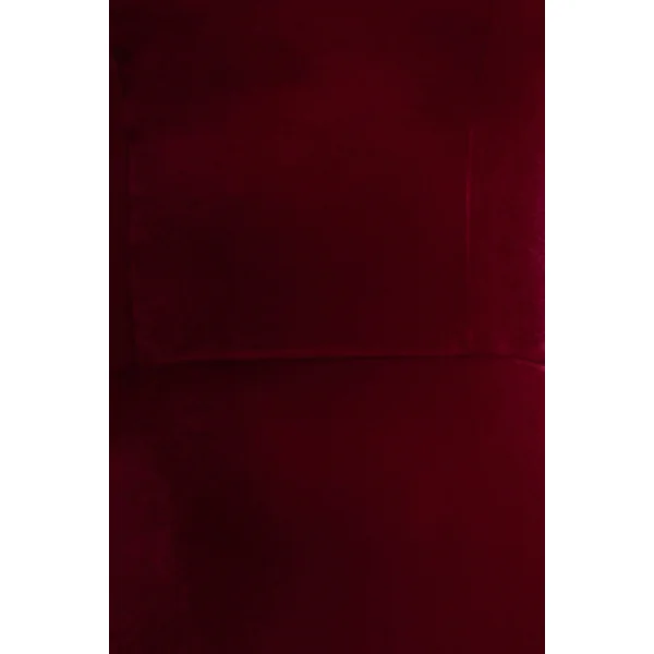 Illusion | Robe longue en velours bordeaux à décolleté bandeau avec détail nœud