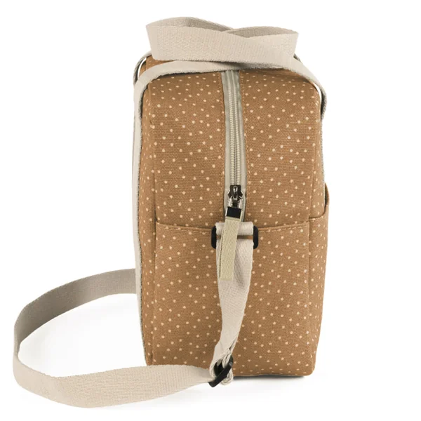 Insulated baby bottle bag Poppy polka dot