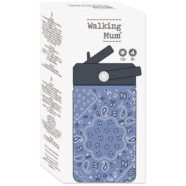 Insulated bottle with leak-proof straw Summer