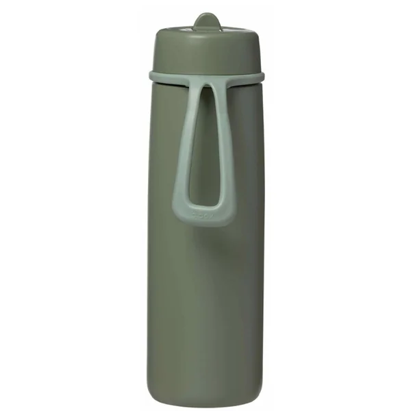 Insulated stainless steel bottle with straw 690 ml