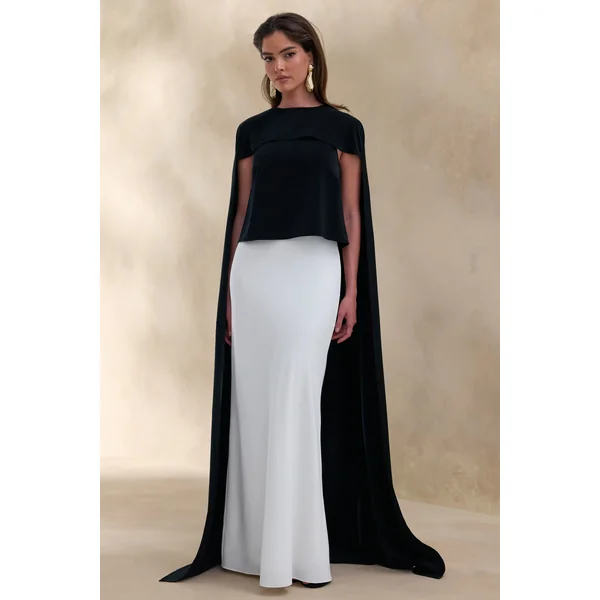 Iveta | Jupe longue blanche en satin