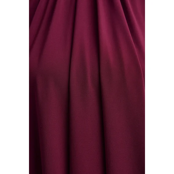 Jadzia | Combinaison bordeaux à haute encolure