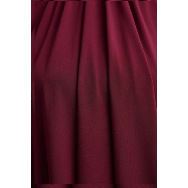 Jadzia | Combinaison bordeaux à haute encolure