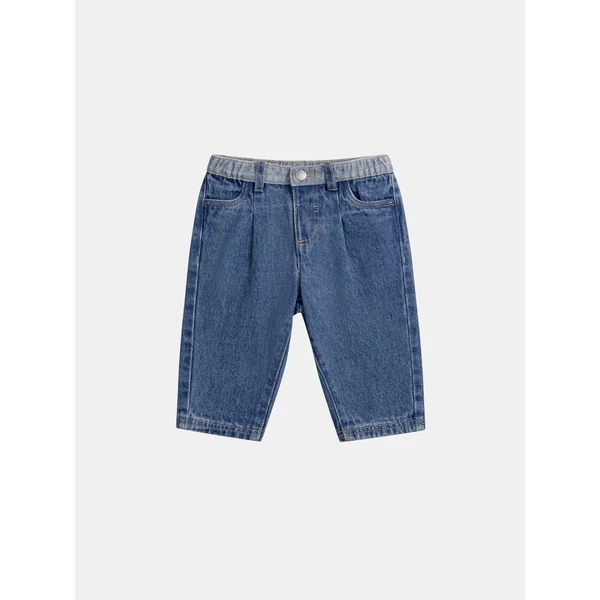 Jean bleu bicolore motif pomme pour bébé garçon - Soins Bébé Naturels & Produits Maman Après Naissance