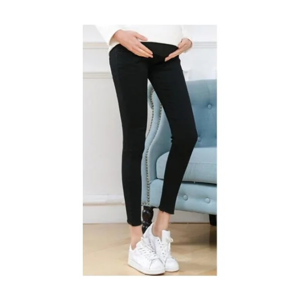 Jean de grossesse skinny court - Noir/Bleu - Reste 1T40