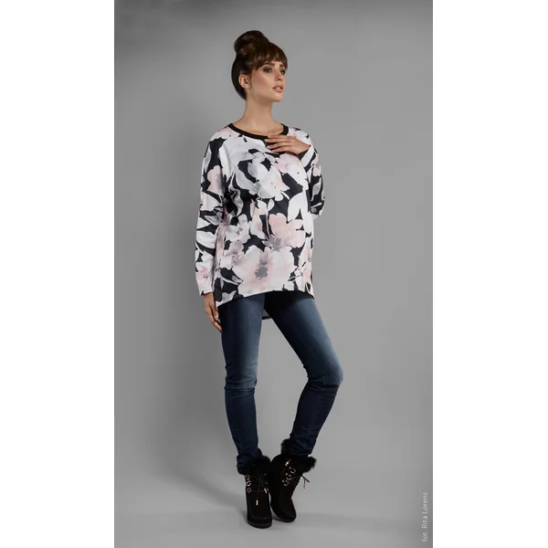 Jean de grossesse taille basse - Denim tissé toucher doux - Reste 1XL