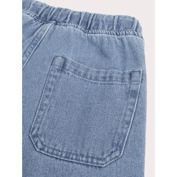 Jean denim bleu doublé chaud double knee pour garçon - Soins Bébé Naturels & Produits Maman Après Naissance