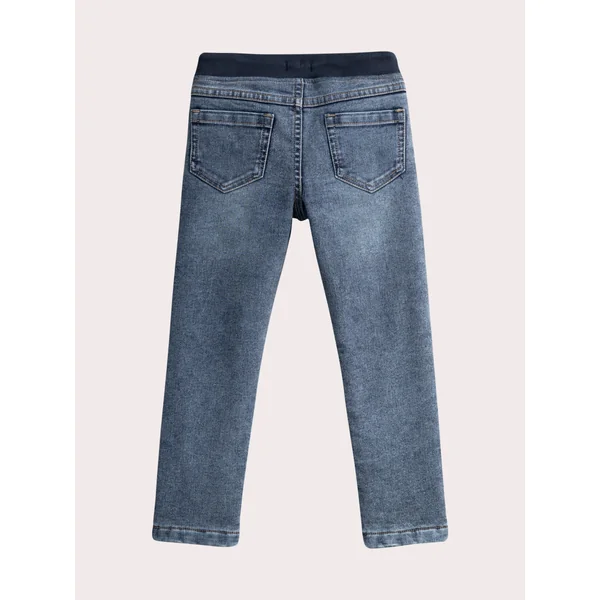 Jean denim bleu doublé chaud pour garçon - Soins Bébé Naturels & Produits Maman Après Naissance