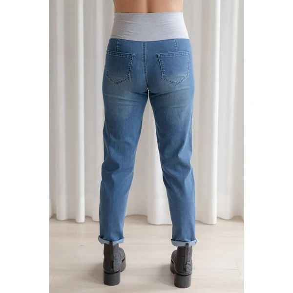 Jeans coupe droite - bleu classique