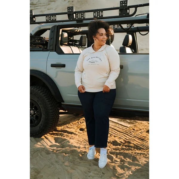Jeans - coupe relaxed (taille élastique) - indigo