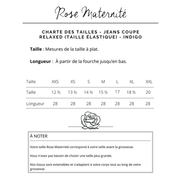 Jeans - coupe relaxed (taille élastique) - indigo