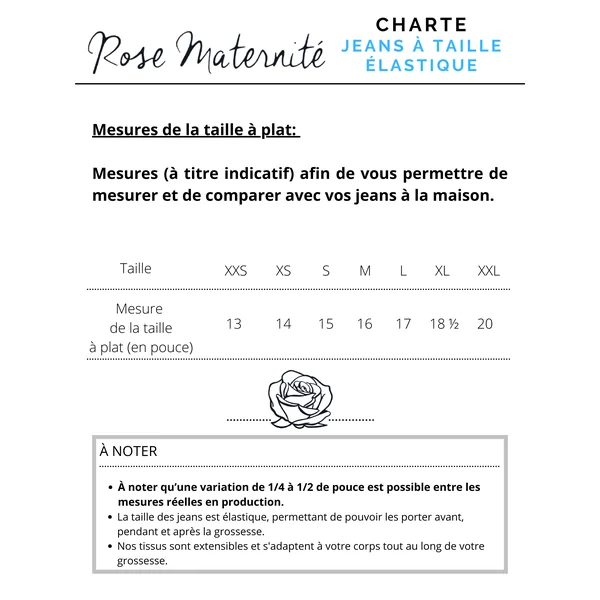 Jeans à taille élastique - bleu pâle