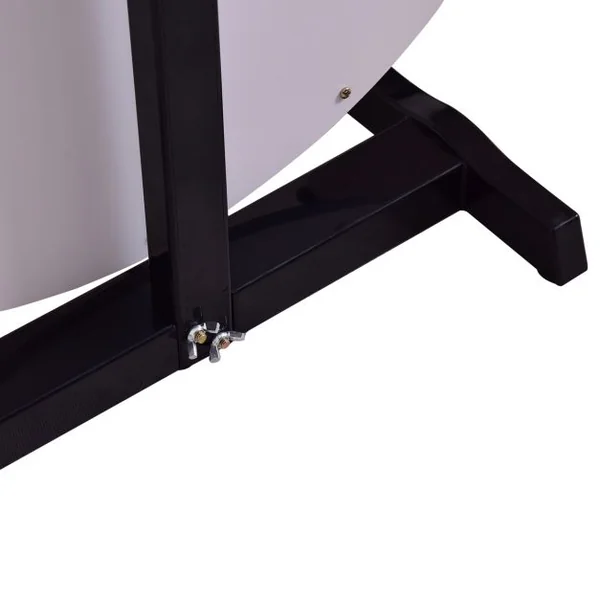 Jeu de Roue de la fortune de table 24 pouces (φ 60cm) personnalisable jeux de société avec stylo effaçable, 2 pointeurs