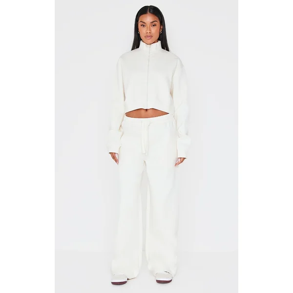 Joggers Premium À Jambe Droite En Maille Interlock