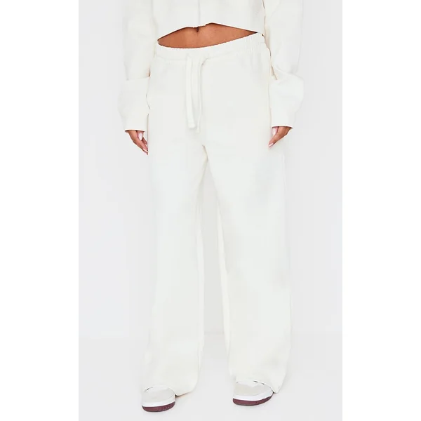 Joggers Premium À Jambe Droite En Maille Interlock