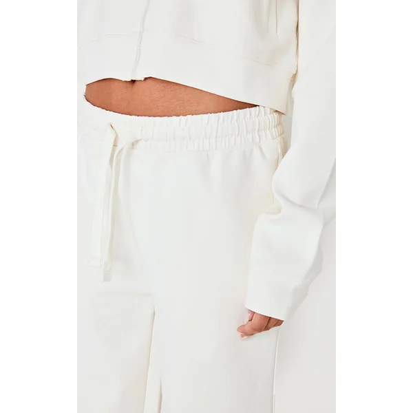 Joggers Premium À Jambe Droite En Maille Interlock