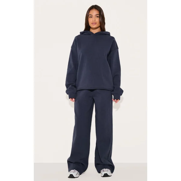 Joggers Premium À Jambe Droite En Maille Interlock