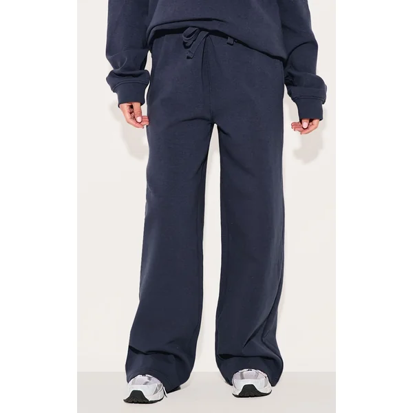 Joggers Premium À Jambe Droite En Maille Interlock