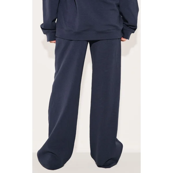 Joggers Premium À Jambe Droite En Maille Interlock