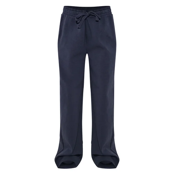 Joggers Premium À Jambe Droite En Maille Interlock