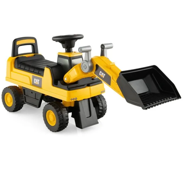 Jouet Bulldozer Porteur Enfants avec Godet Réglable Pelle Excavatrice