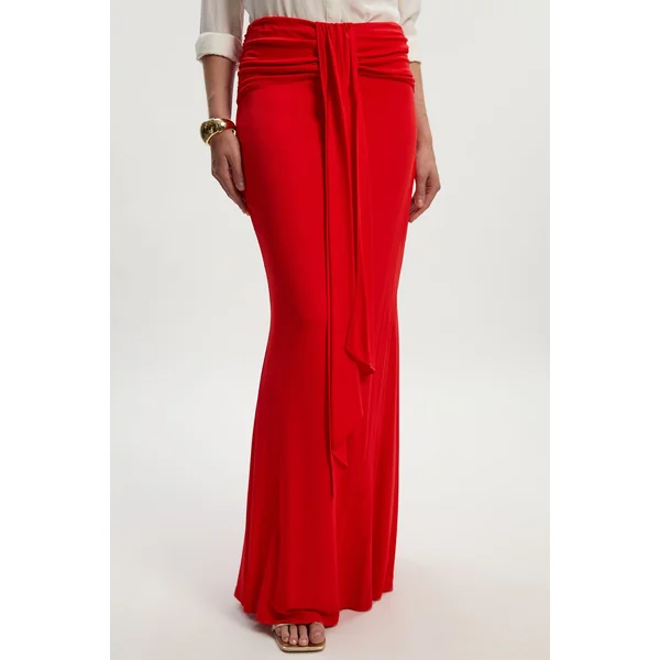 Jupe Maxi en Jersey Crêpe Stretch Premium