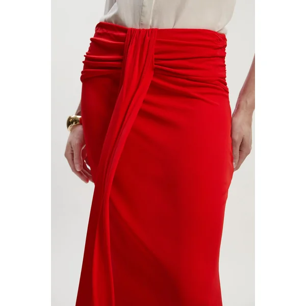 Jupe Maxi en Jersey Crêpe Stretch Premium