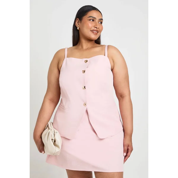 Jupe-short Ajustée Grande Taille