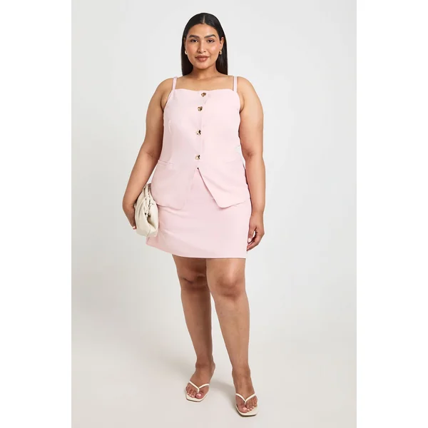 Jupe-short Ajustée Grande Taille