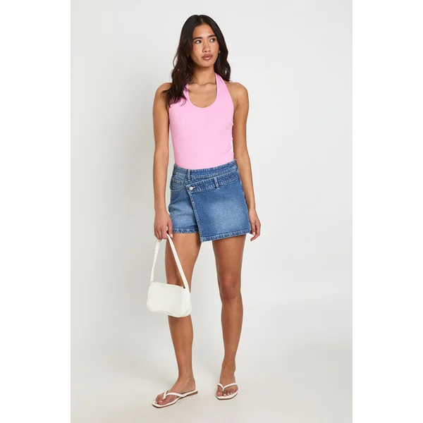 Jupe-short En Denim Petite