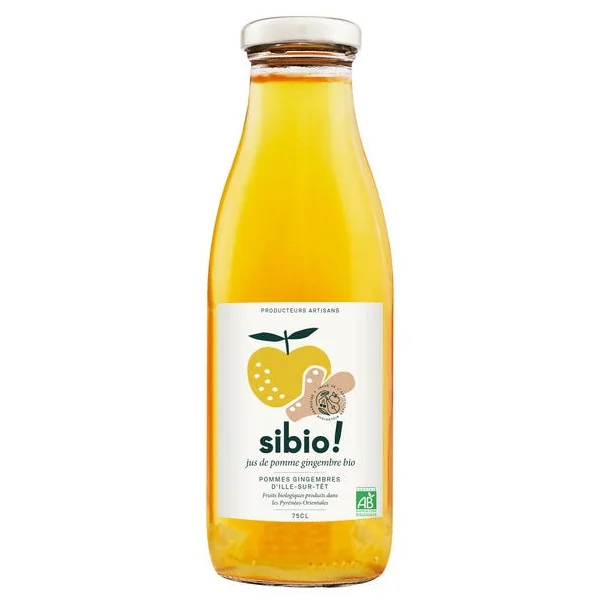 Jus de pomme gingembre - 75cl