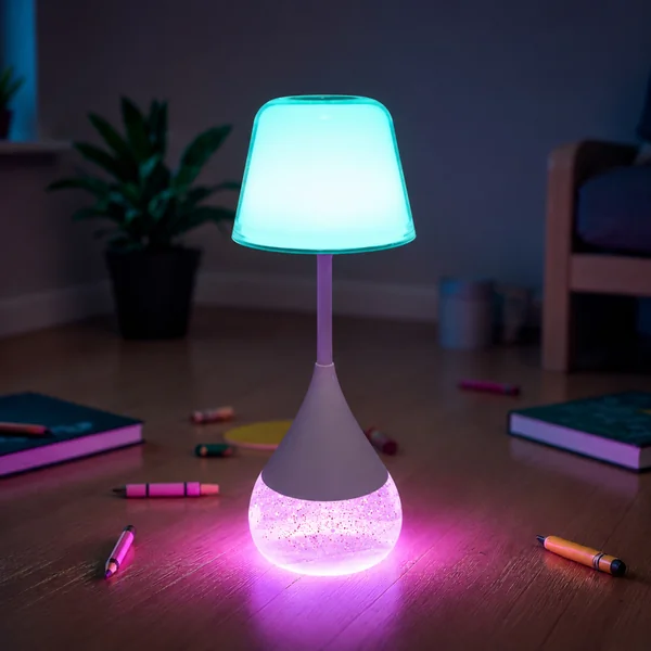 Kids' rgb glitter night light Magic Drop