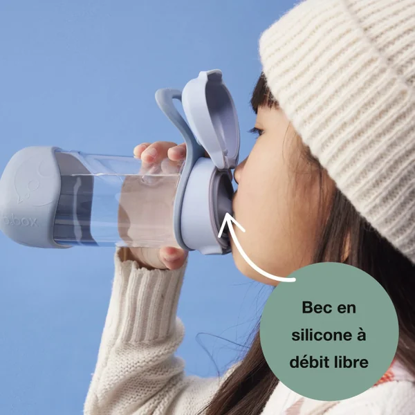Kids' sports bottle with spout – ergonomic bottle