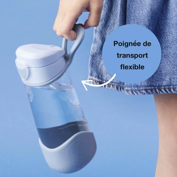 Kids' sports bottle with spout – ergonomic bottle