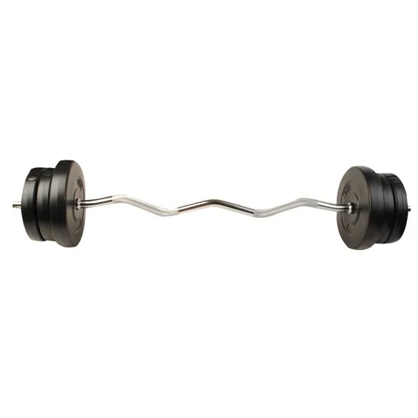 Kit d’haltères de musculation avec Disques Poids Ajustable Barre 119 cm Poignée Confortable pour Fitness Musculation