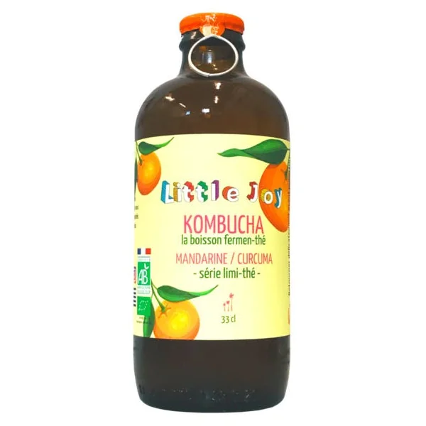 Kombucha mandarine curcuma - 33cl