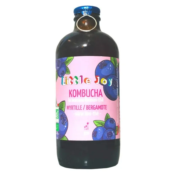 Kombucha myrtille bergamote - 33cl